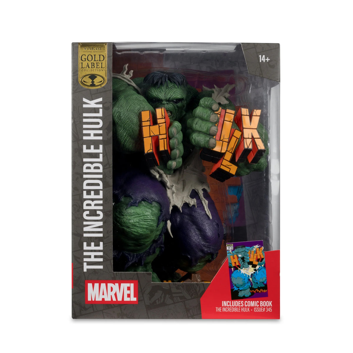 The Incredible Hulk (The Incredible Hulk #345) Gold Label 24 cm PRE-ORDER