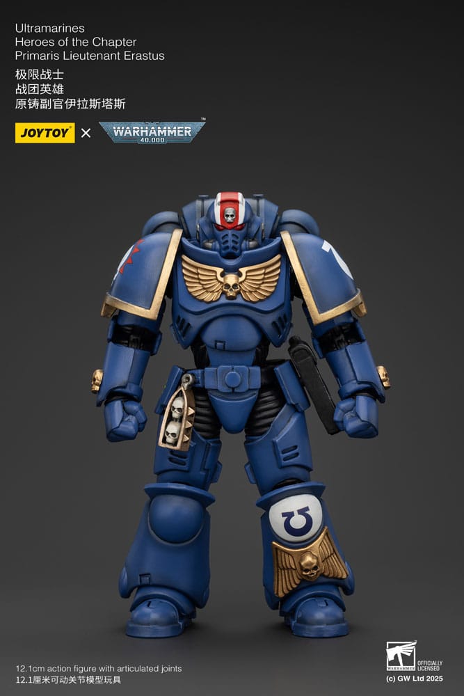 Warhammer 40k Actionfigur 1/18 Ultramarines Heroes of the Chapter Primaris Lieutenant Erastus 12 cm