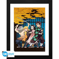 Demon Slayer - gerahmtes Bild "Key Art" (30x40)