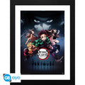 Demon Slayer - gerahmtes Bild "Slayers" (30x40)