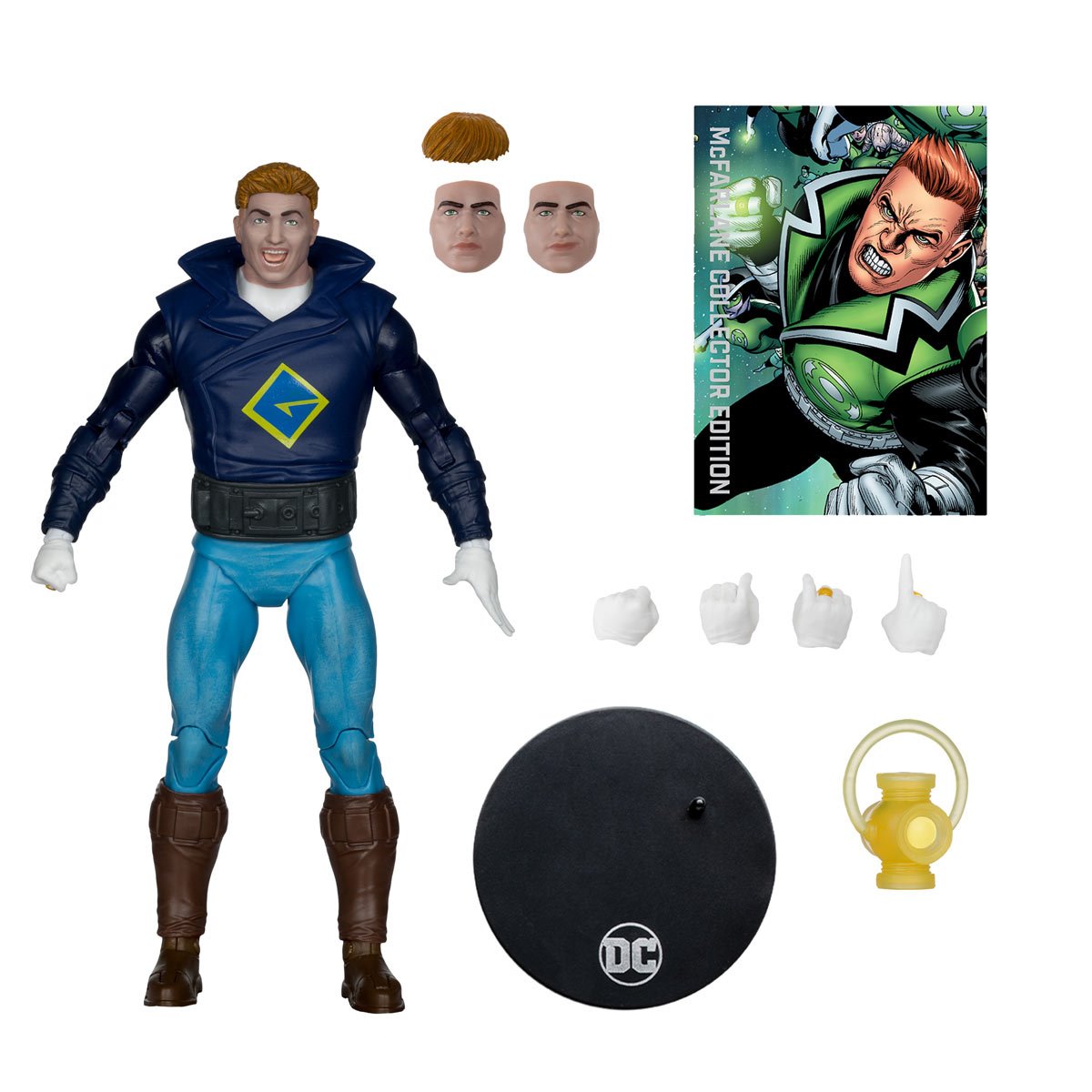 DC Multiverse McFarlane Collector Edition Actionfigur #32 Guy Gardner (Green Lantern Corps) Chase