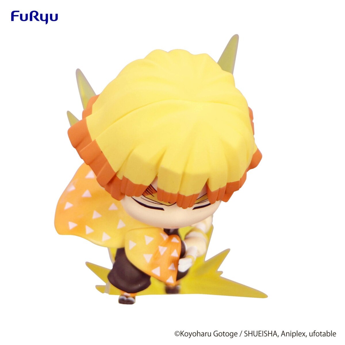 Demon Slayer: Kimetsu no Yaiba Hold PVC Figur Agatsuka Zenitsu 7 cm