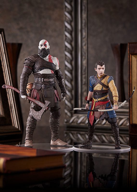 God of War (2018) Pop Up Parade PVC Statuen Kratos 18 cm + Atreus 16 cm