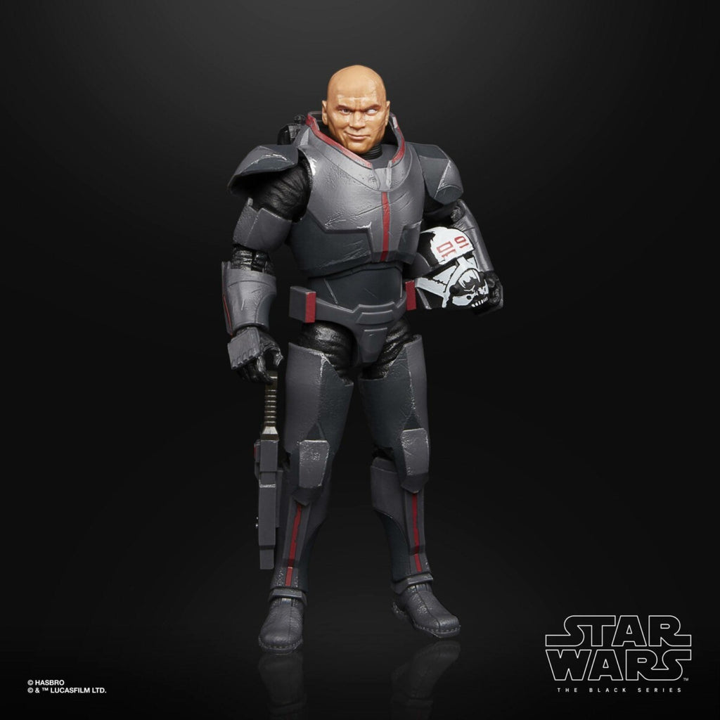 Star Wars The Bad Batch Black Series Deluxe Actionfigur 2021 Wrecker 15 cm Ein Klebestreifen der Verpackung (unten) durchgerissen