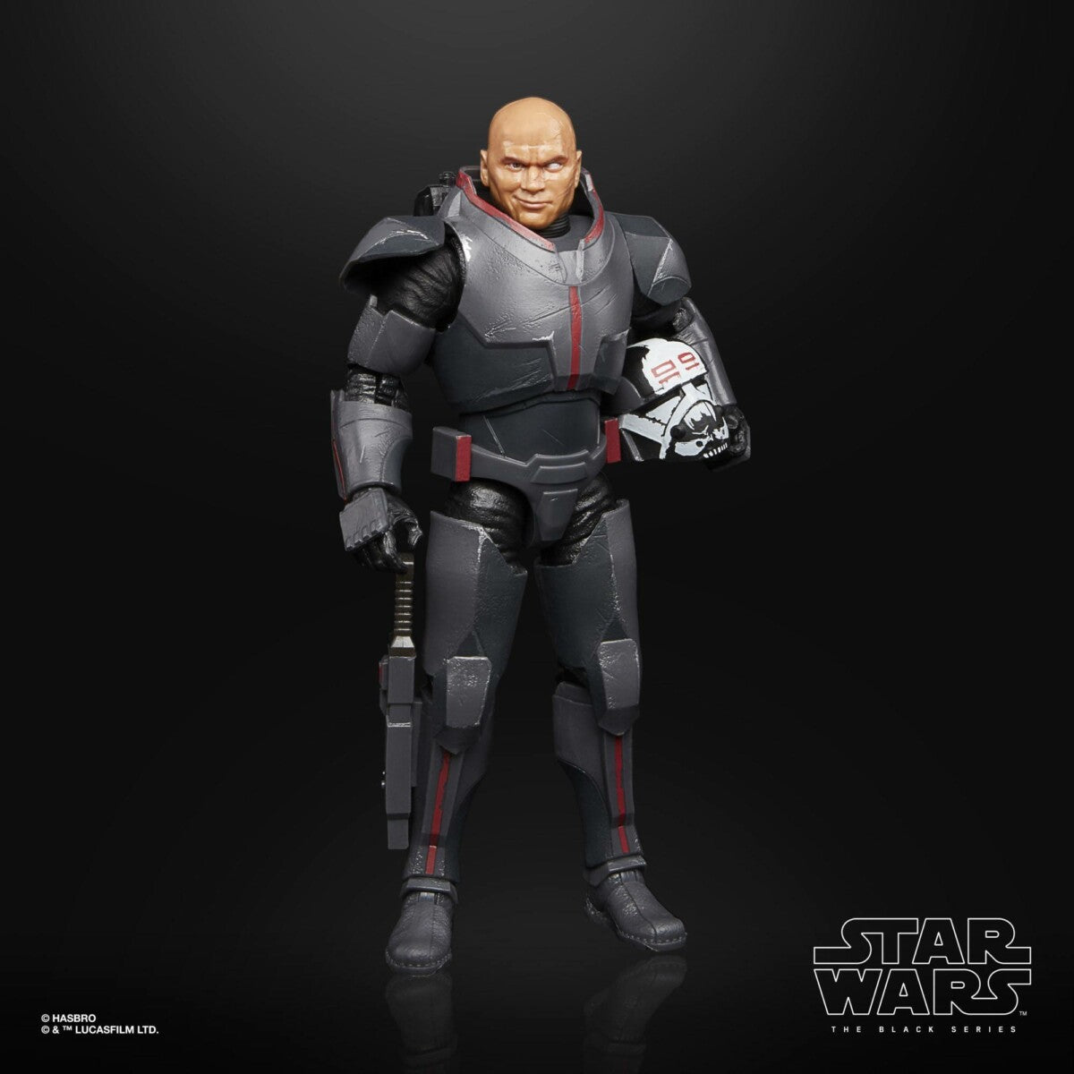 Star Wars The Bad Batch Black Series Deluxe Actionfigur 2021 Wrecker 15 cm Ein Klebestreifen der Verpackung (unten) durchgerissen