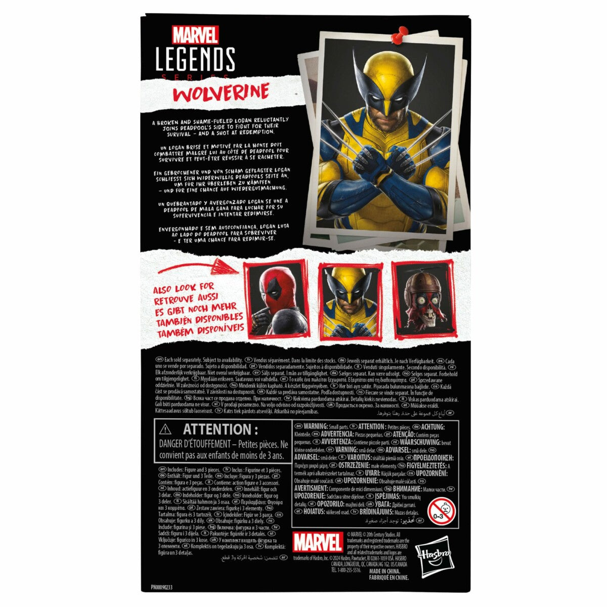 Deadpool &amp; Wolverine Marvel Legends Actionfigur Wolverine 15 cm