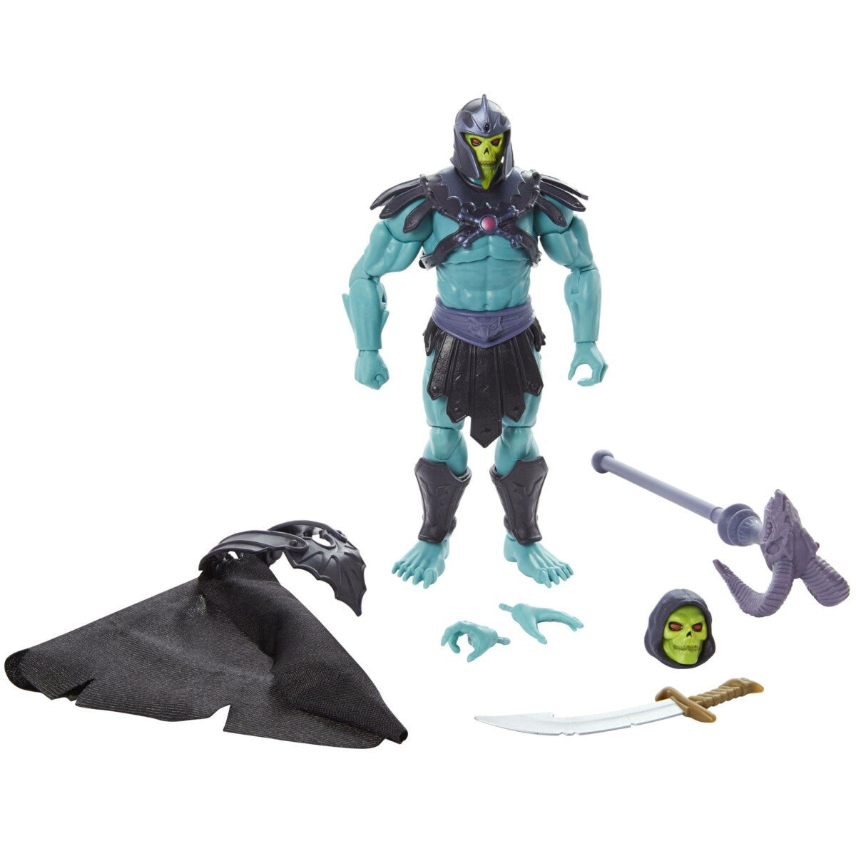 Masters of the Universe New Eternia Masterverse Actionfigur 2022 Barbarian Skeletor 18 cm BEMALUNG nicht Optimal