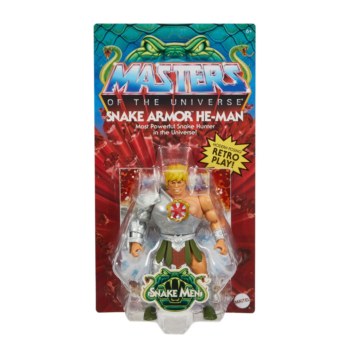 Masters of the Universe Origins Actionfigur Snake Armor He-Man 14 cm