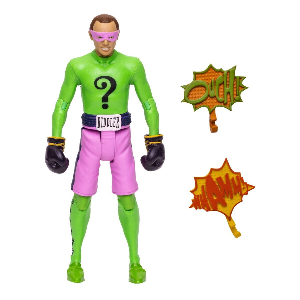 The Riddler in Boxing Gloves DC Retro Actionfigur Batman 66 15 cm