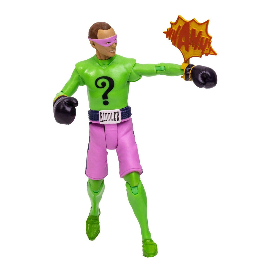 The Riddler in Boxing Gloves DC Retro Actionfigur Batman 66 15 cm