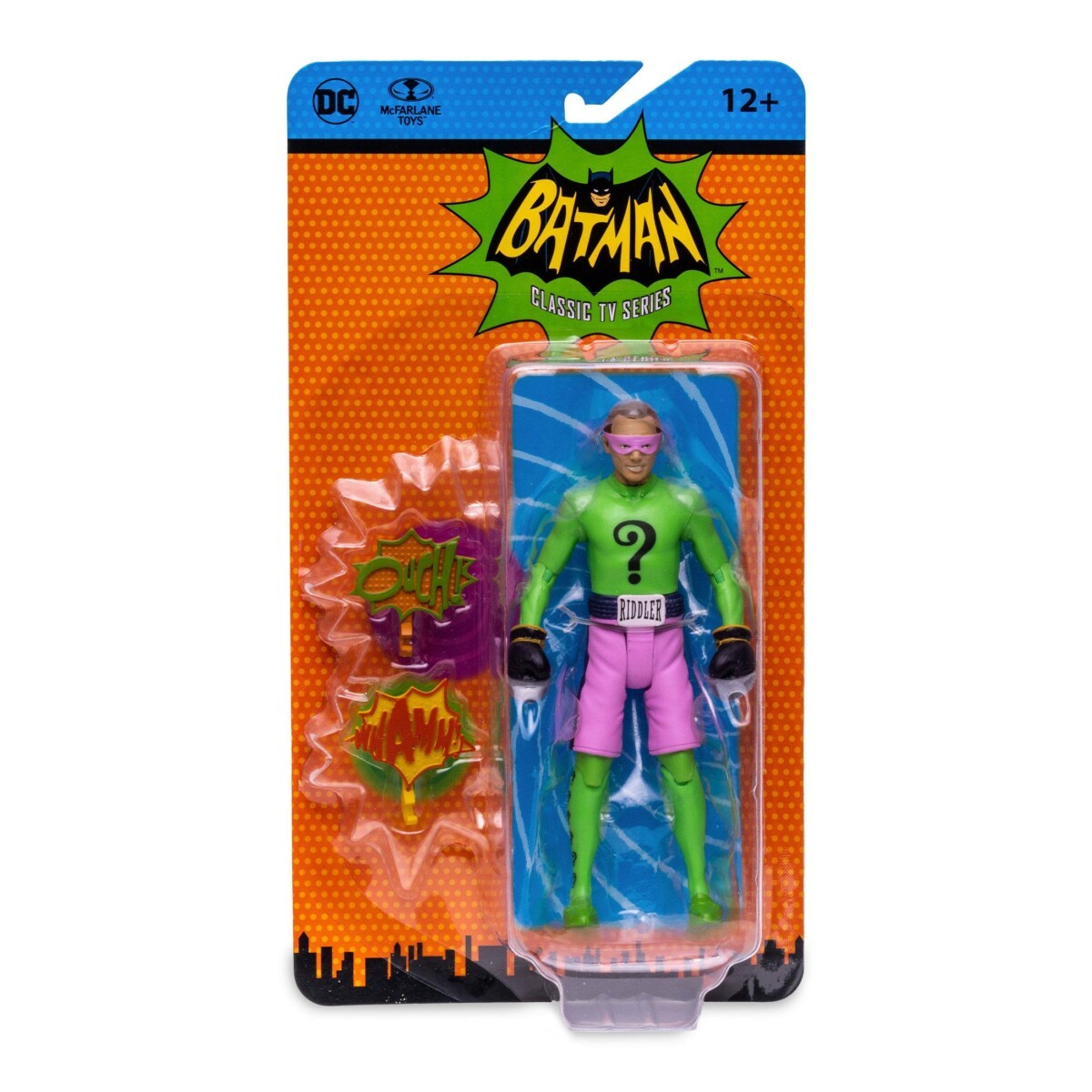 The Riddler in Boxing Gloves DC Retro Actionfigur Batman 66 15 cm