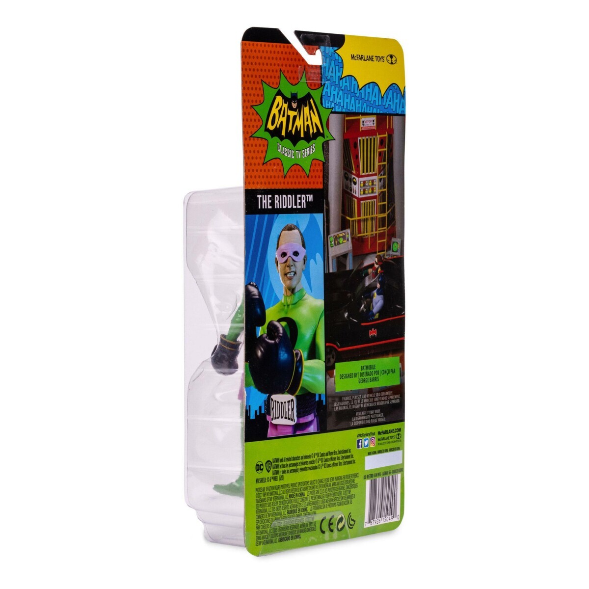 The Riddler in Boxing Gloves DC Retro Actionfigur Batman 66 15 cm