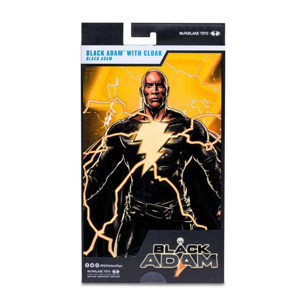 DC Black Adam Movie Actionfigur Black Adam with Cloak 18 cm
