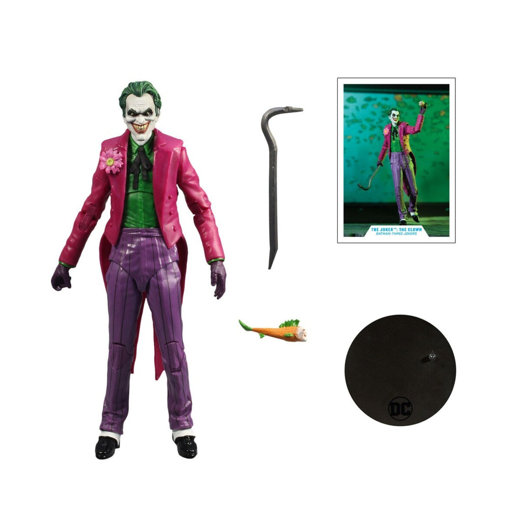 DC Multiverse Actionfigur The Joker: The Clown (Batman: Three Jokers) 18 cm