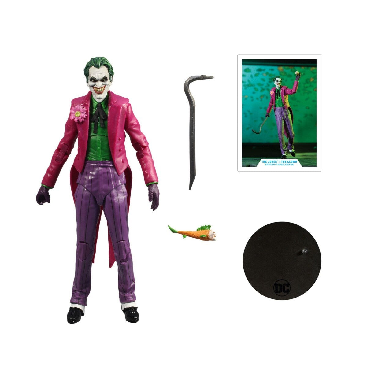 DC Multiverse Actionfigur The Joker: The Clown (Batman: Three Jokers) 18 cm