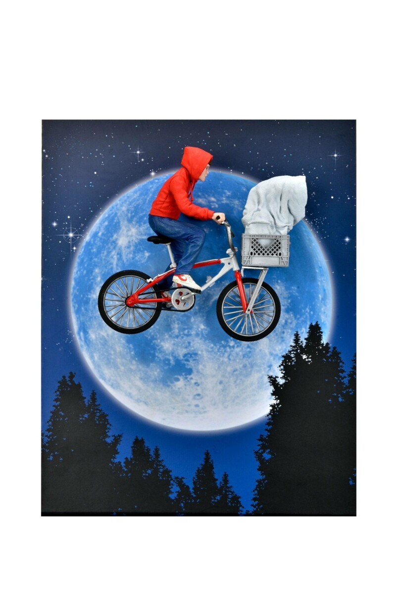 E.T. - Der Außerirdische Actionfigur Elliott und E.T. on Bicycle 13 cm B-Ware