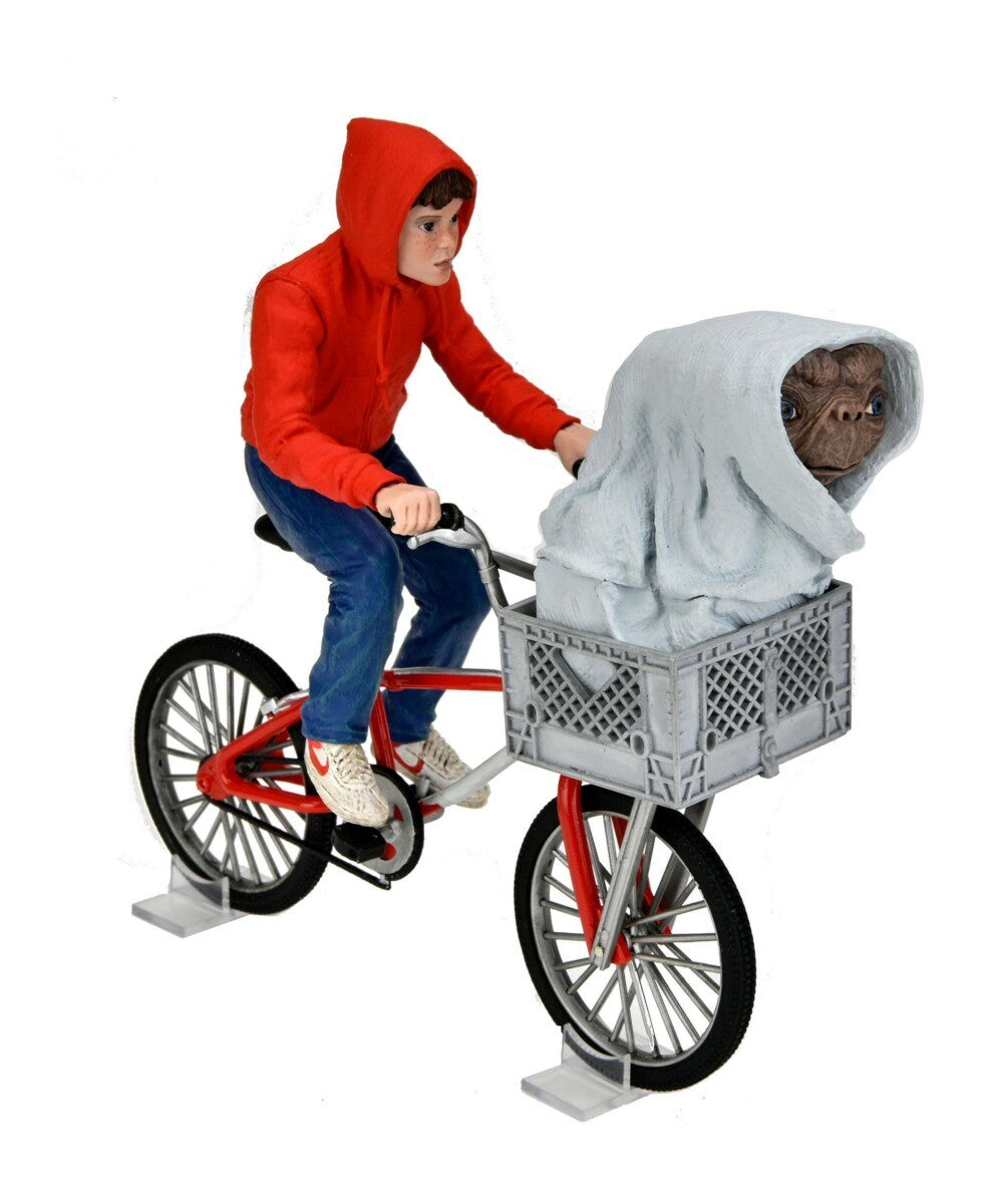 E.T. - Der Außerirdische Actionfigur Elliott und E.T. on Bicycle 13 cm B-Ware