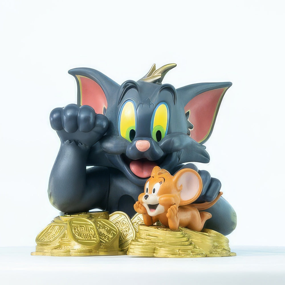 Tom and Jerry: Mini Maneki-Neko Bust Lights Off Version