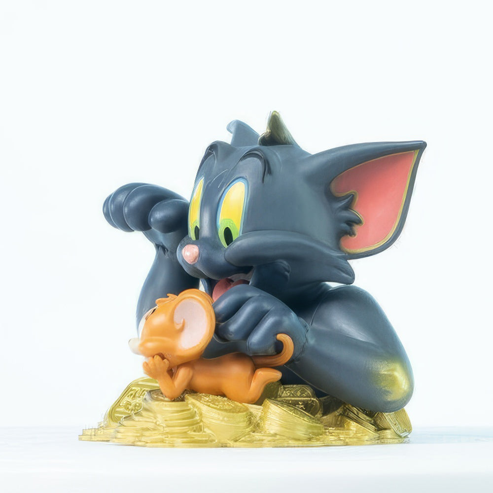 Tom and Jerry: Mini Maneki-Neko Bust Lights Off Version