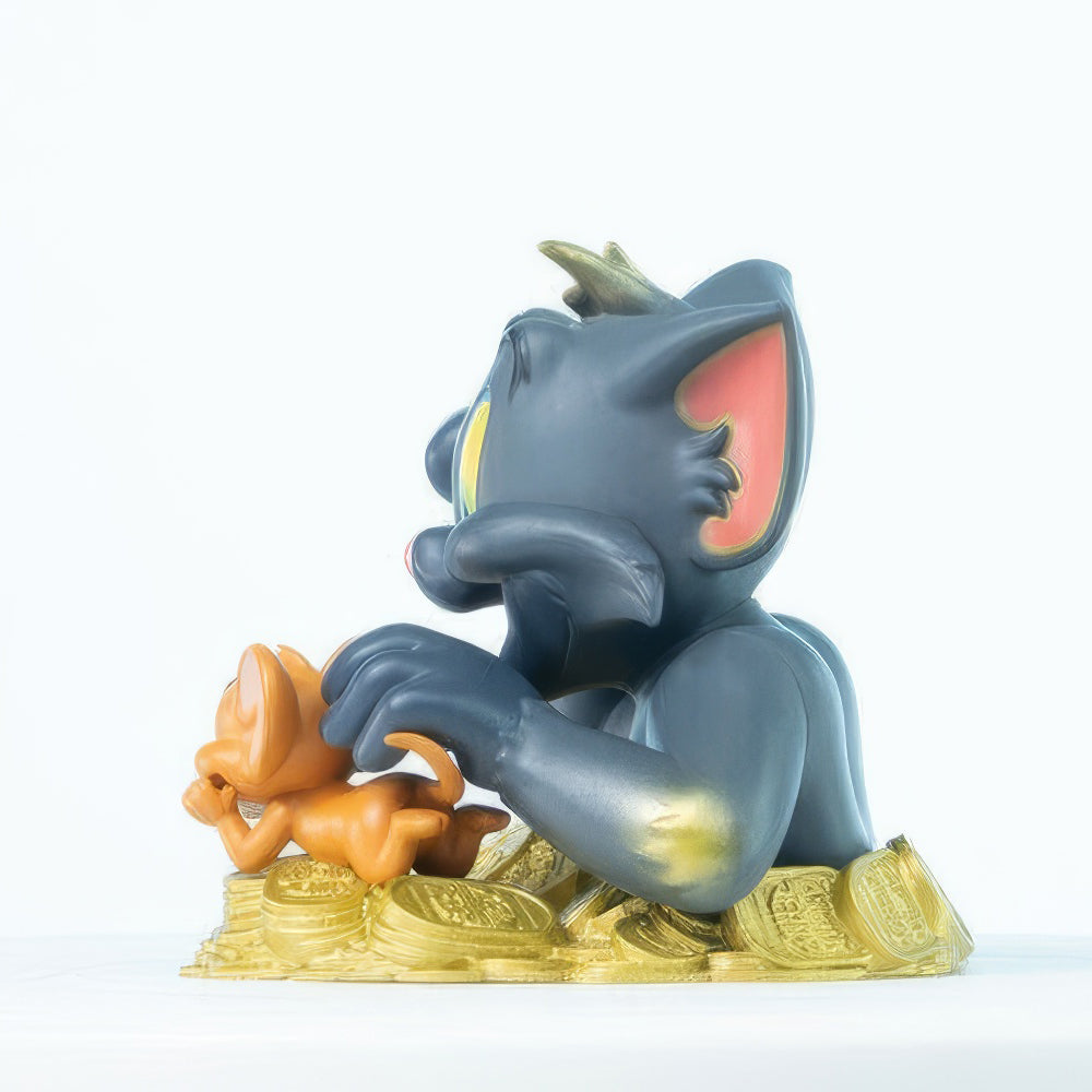 Tom and Jerry: Mini Maneki-Neko Bust Lights Off Version