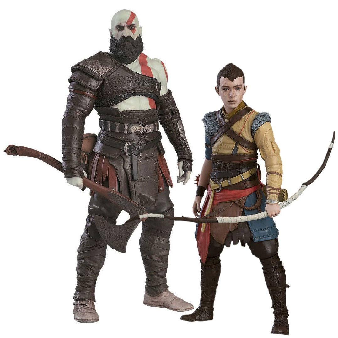 God of War (2018) Pop Up Parade PVC Statuen Kratos 18 cm + Atreus 16 cm