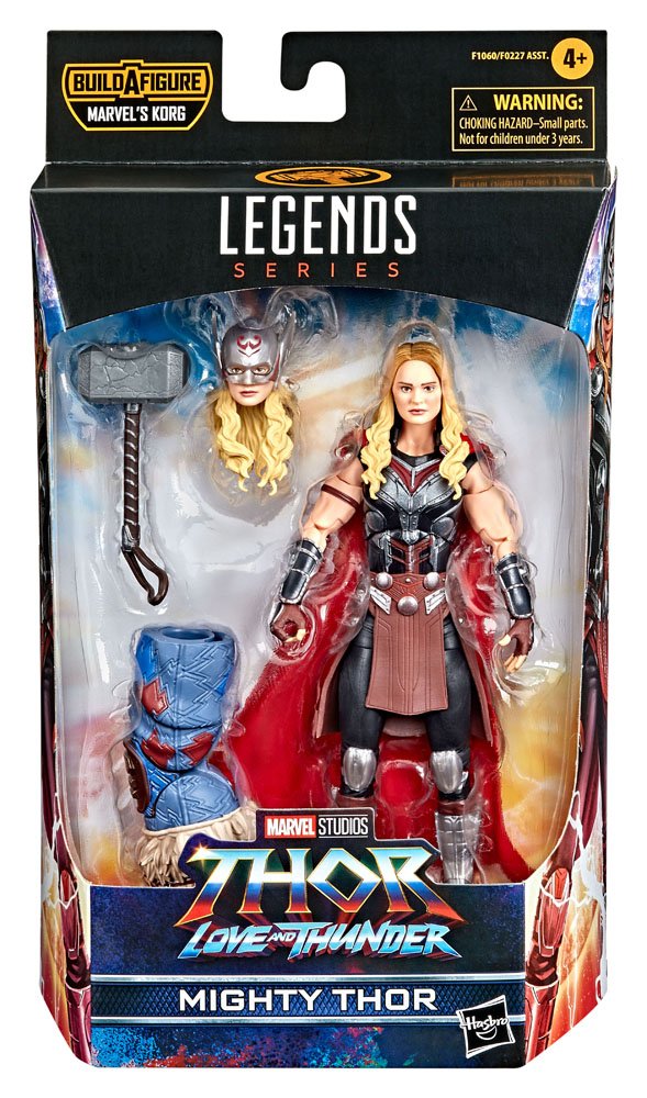 Mighty Thor, Thor: Love and Thunder Marvel Legends Series Actionfigur 2022 Marvel's Korg BAF #1, 15 cm