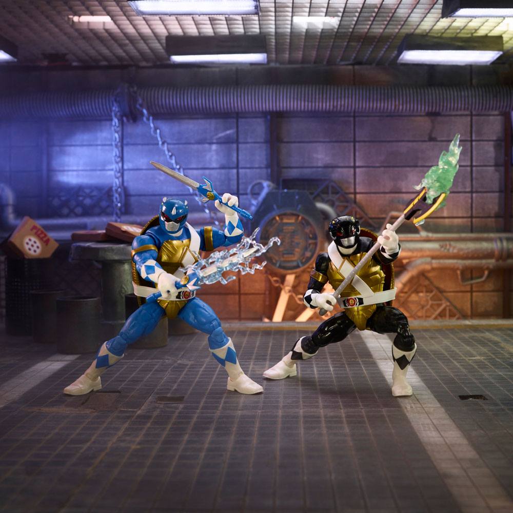 Power Rangers x Teenage Mutant Ninja Turtles Lightning Collection Actionfiguren 2022 Morphed Donatello Morphed Leonardo