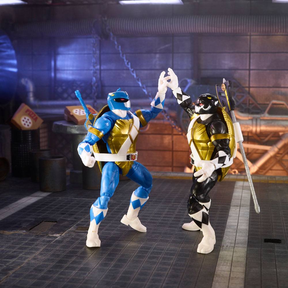 Power Rangers x Teenage Mutant Ninja Turtles Lightning Collection Actionfiguren 2022 Morphed Donatello Morphed Leonardo