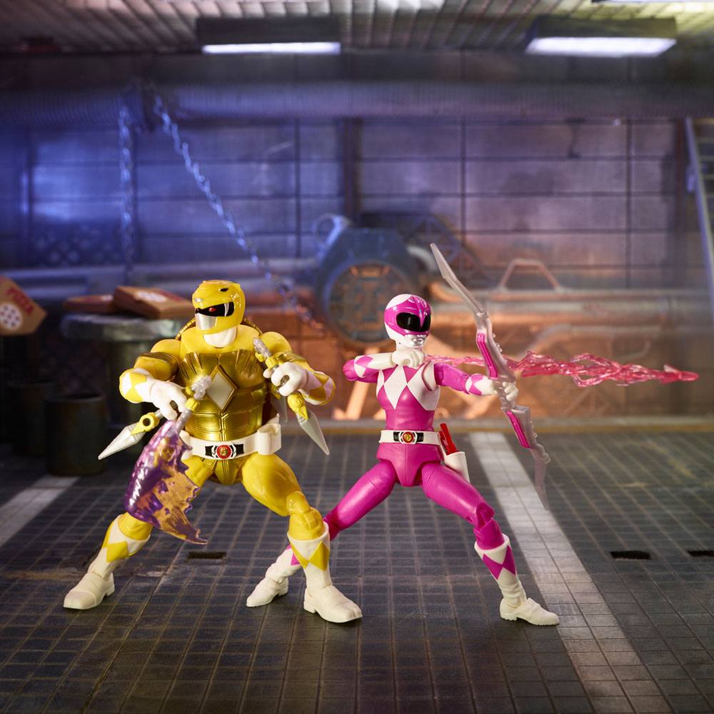 Morphed April O´Neil Michelangelo - Power Rangers x Teenage Mutant Ninja Turtles Lightning Collection Actionfiguren 2022