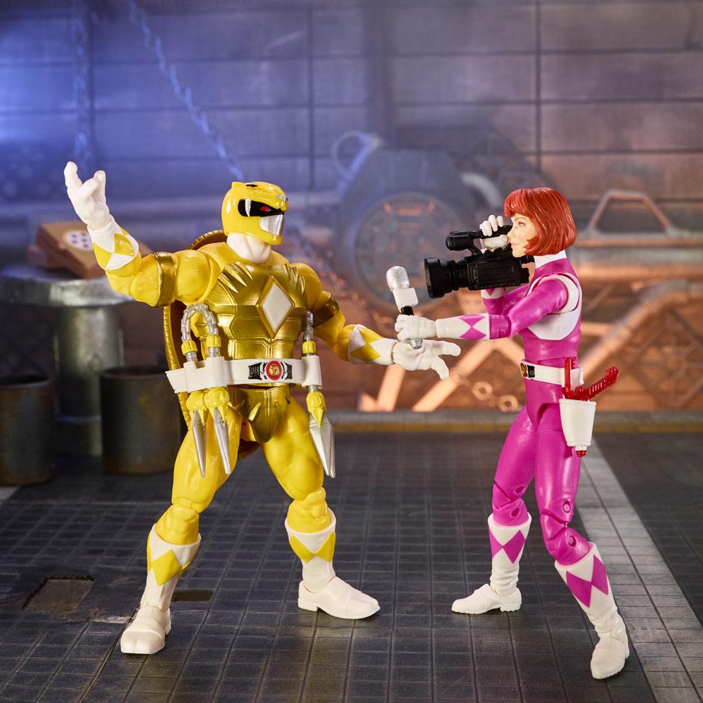 Morphed April O´Neil Michelangelo - Power Rangers x Teenage Mutant Ninja Turtles Lightning Collection Actionfiguren 2022