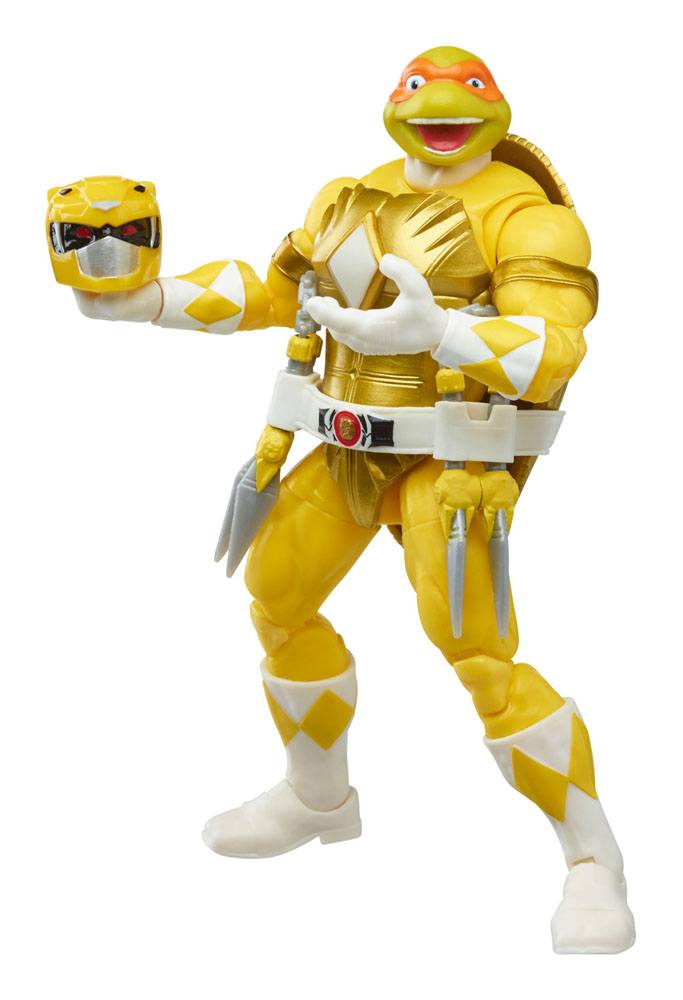 Morphed April O´Neil Michelangelo - Power Rangers x Teenage Mutant Ninja Turtles Lightning Collection Actionfiguren 2022