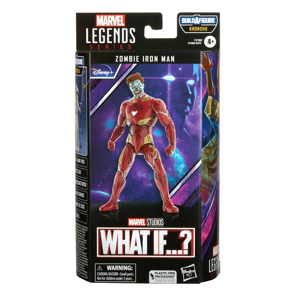 What If...? Marvel Legends Actionfigur Khonshu BAF: Zombie Iron Man 15 cm