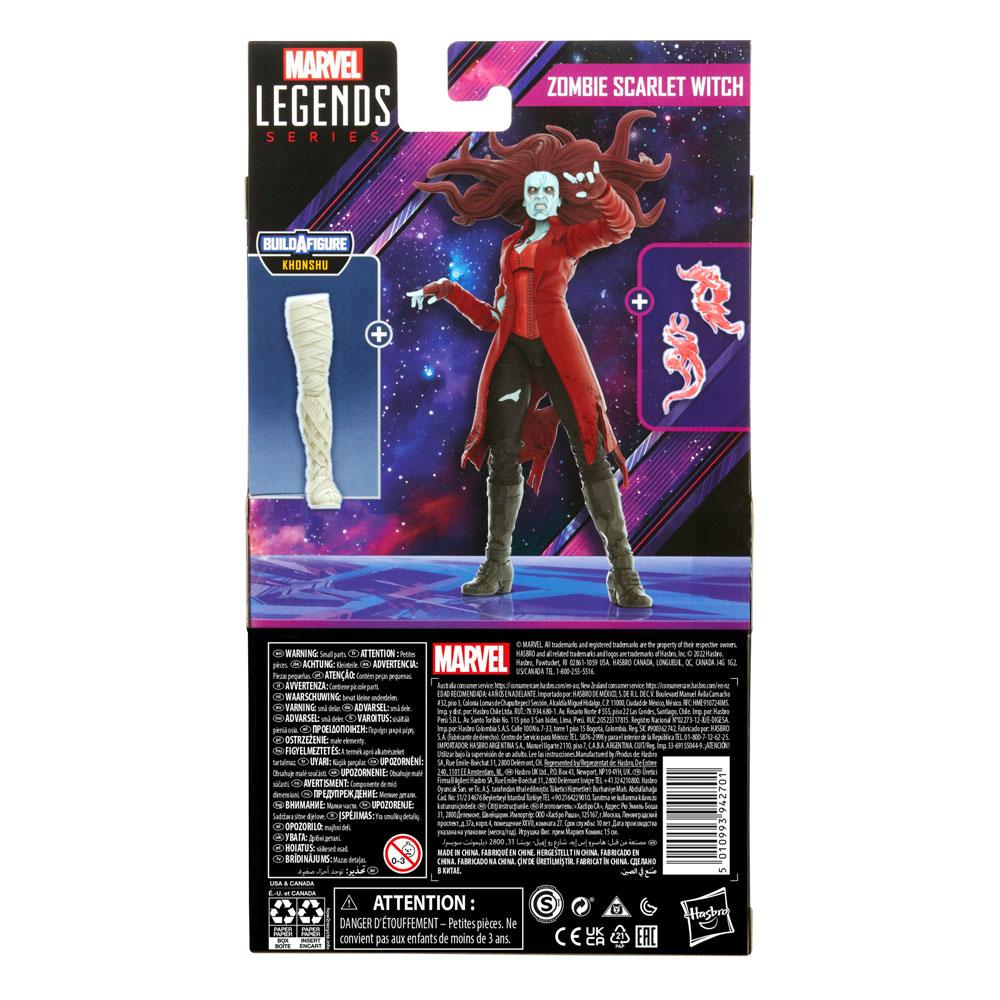 What If...? Marvel Legends Actionfigur Khonshu BAF: Zombie Scarlet Witch 15 cm