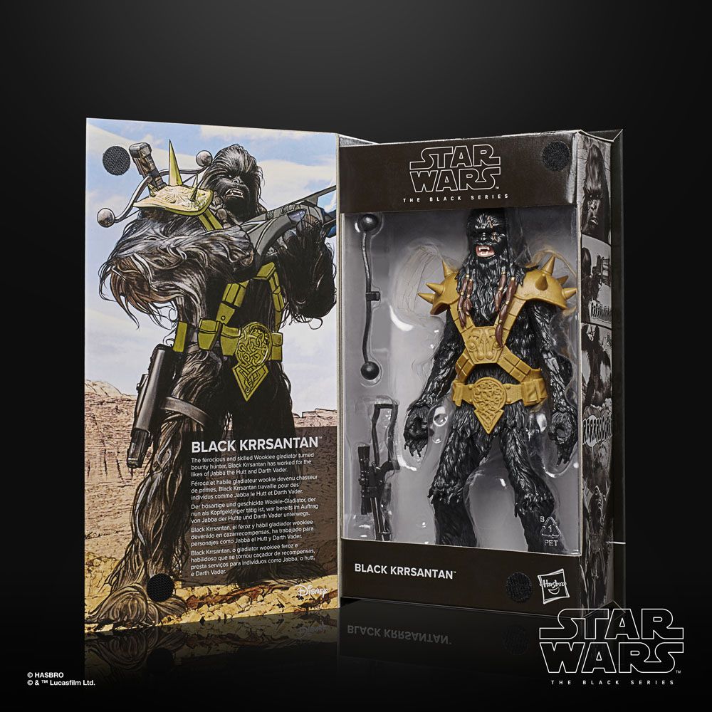 Black Krrsantan Star Wars Black Series Archive Actionfigur 2022 15 cm