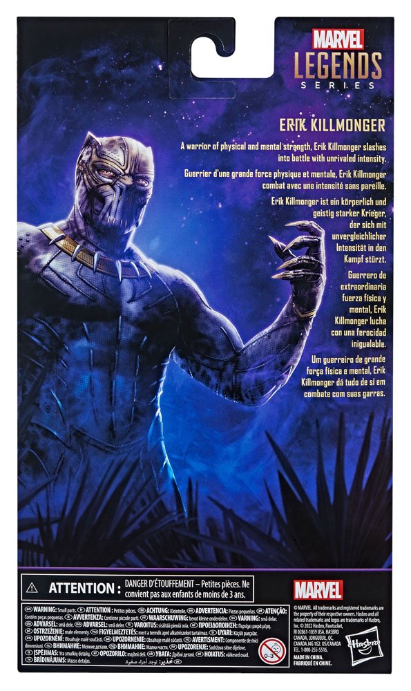 Black Panther Marvel Legends Legacy Collection Actionfigur Erik Killmonger 15 cm