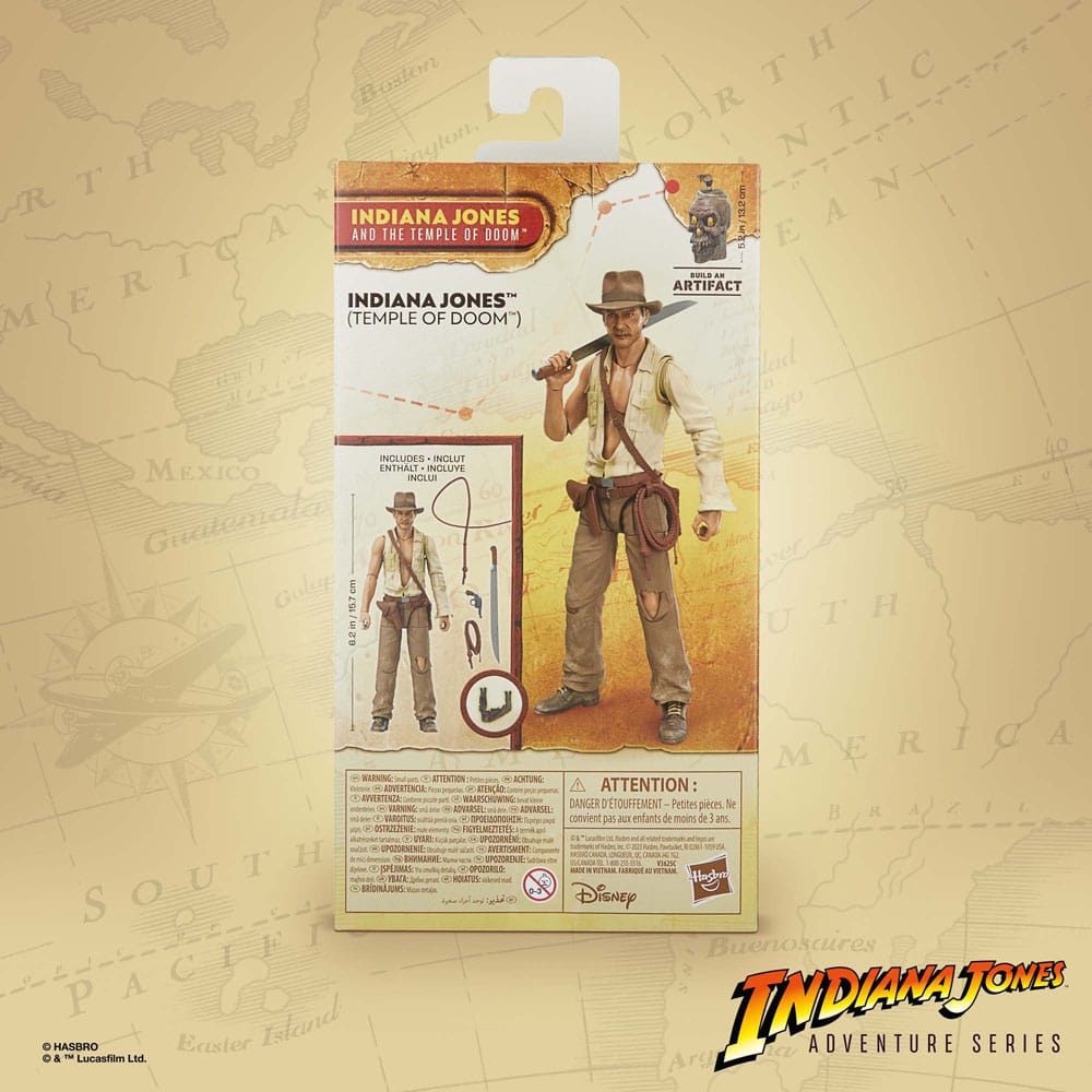 Indiana Jones Adventure Series Actionfigur Indiana Jones (Indiana Jones und der Tempel des Todes) 15 cm