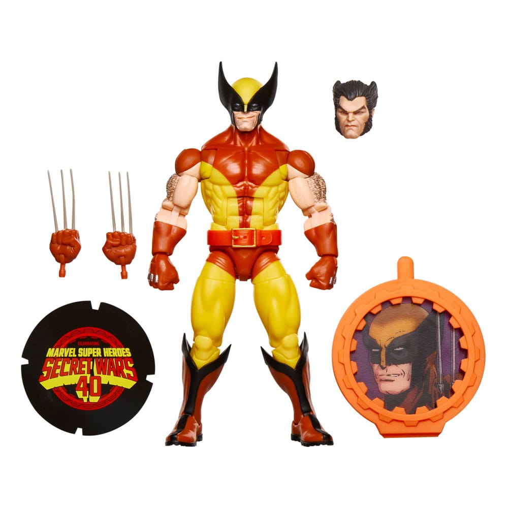 Secret Wars Marvel Legends Retro Actionfigur Wolverine 15 cm
