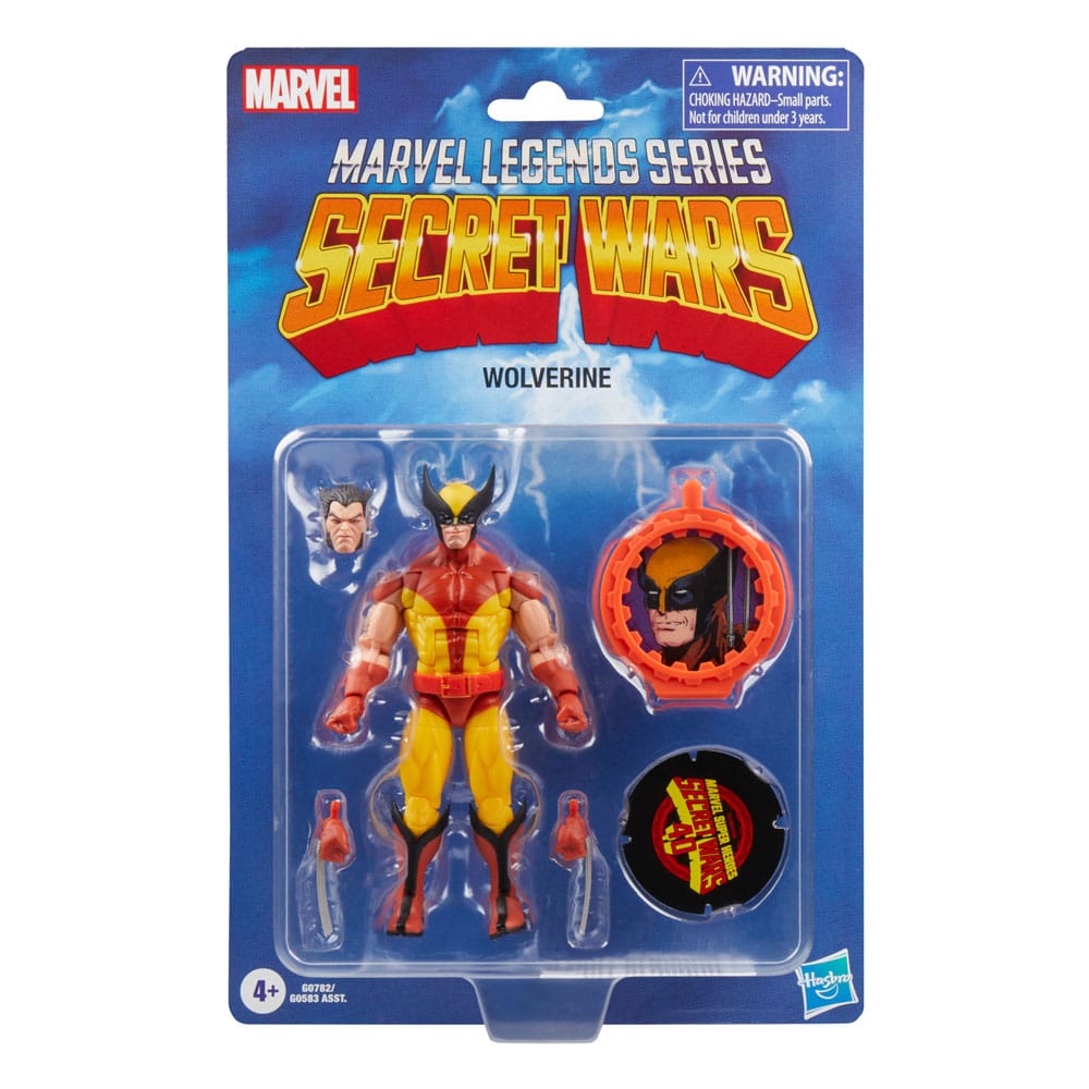 Secret Wars Marvel Legends Retro Actionfigur Wolverine 15 cm