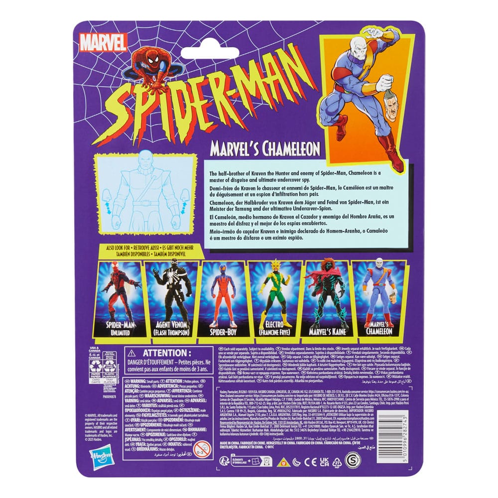 Marvel Legends Spider-Man Retro Actionfigur Marvel's Chameleon 15 cm