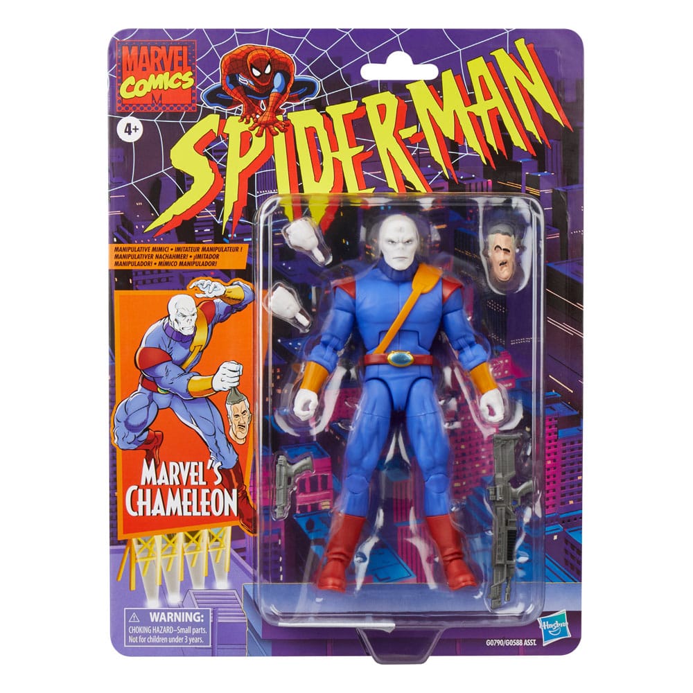 Marvel Legends Spider-Man Retro Actionfigur Marvel's Chameleon 15 cm