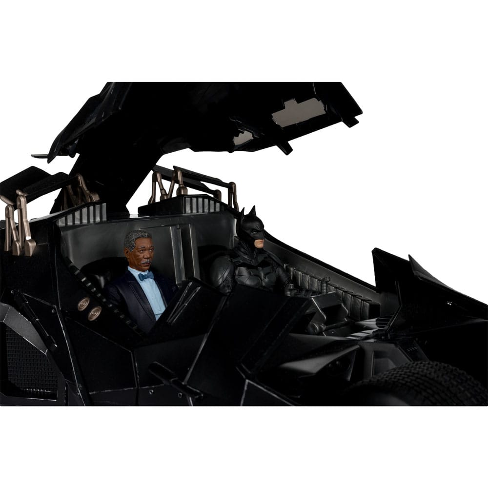 DC Multiverse Fahrzeug Tumbler mit Lucius Fox (The Dark Knight) (Gold Label)