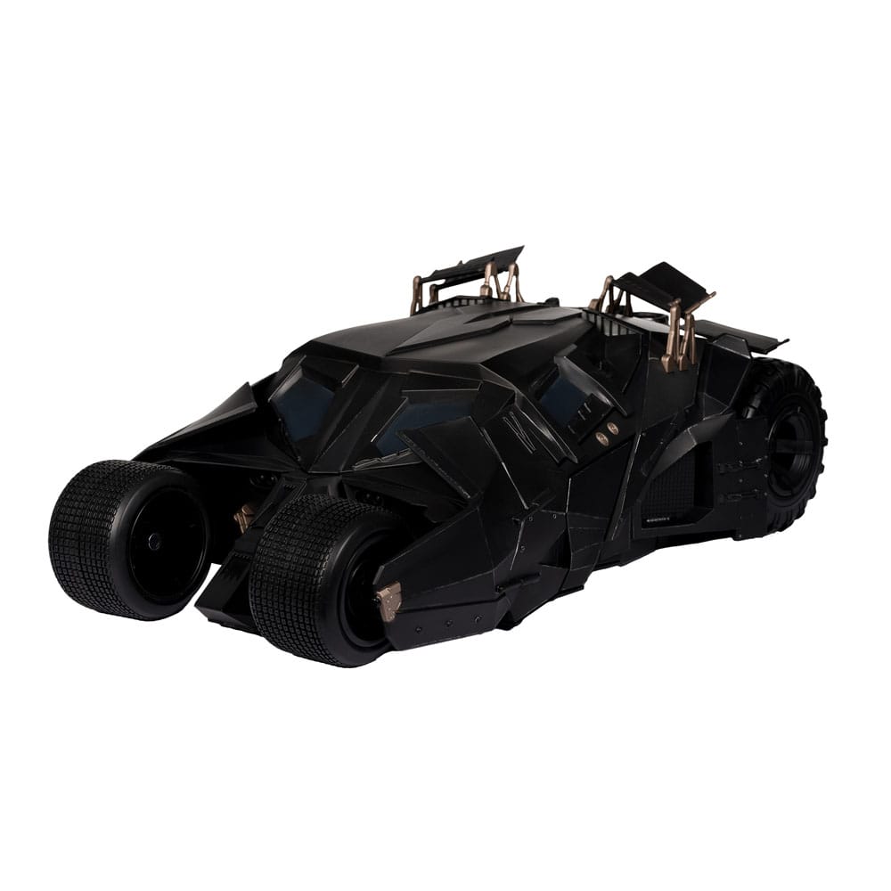 DC Multiverse Fahrzeug Tumbler mit Lucius Fox (The Dark Knight) (Gold Label)