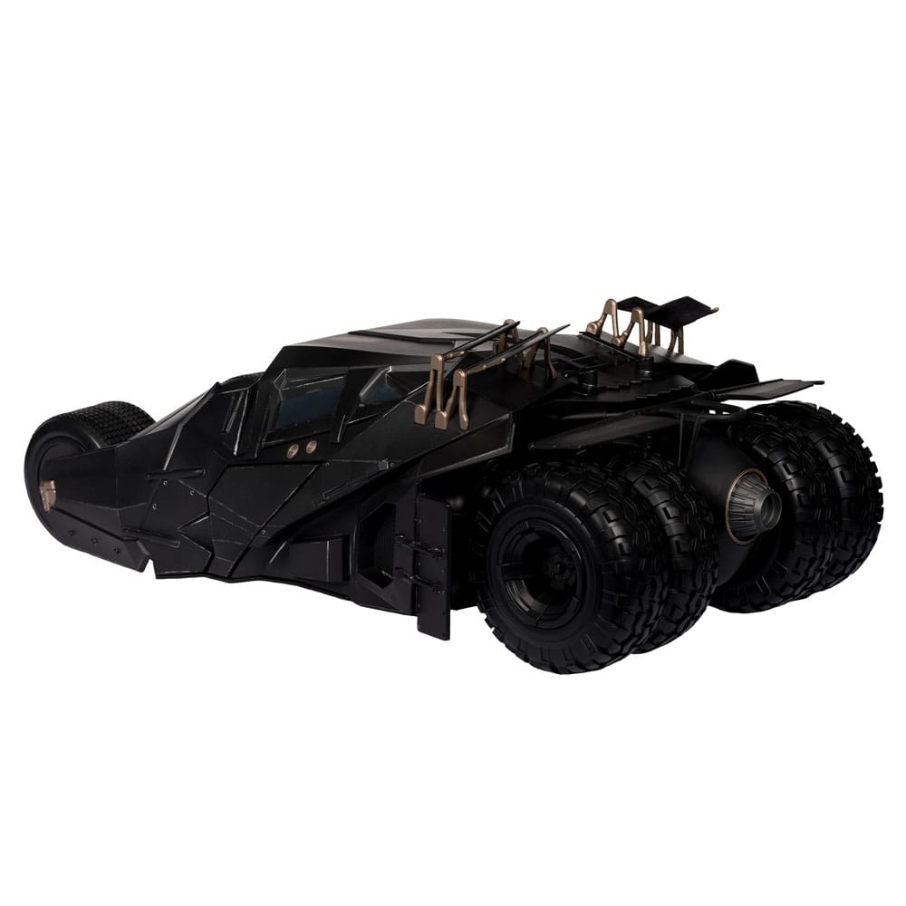 DC Multiverse Fahrzeug Tumbler mit Lucius Fox (The Dark Knight) (Gold Label)