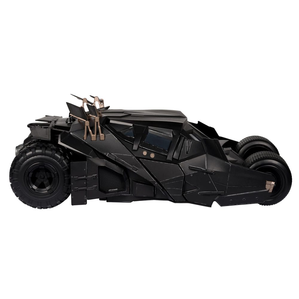 DC Multiverse Fahrzeug Tumbler mit Lucius Fox (The Dark Knight) (Gold Label)