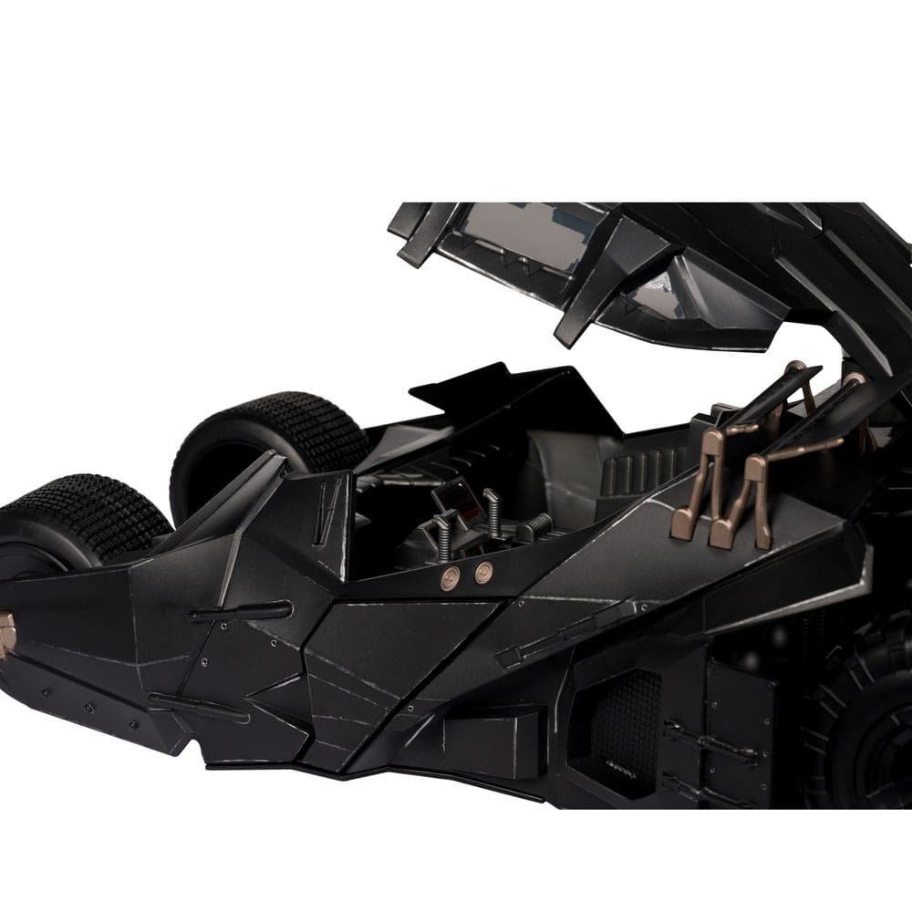 DC Multiverse Fahrzeug Tumbler mit Lucius Fox (The Dark Knight) (Gold Label)