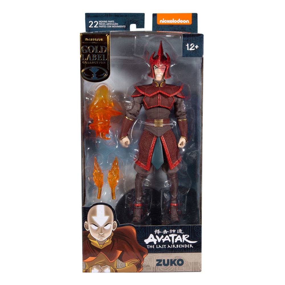 Prince Zuko Helmeted, Avatar - Der Herr der Elemente Actionfigur (Gold Series) 18 cm