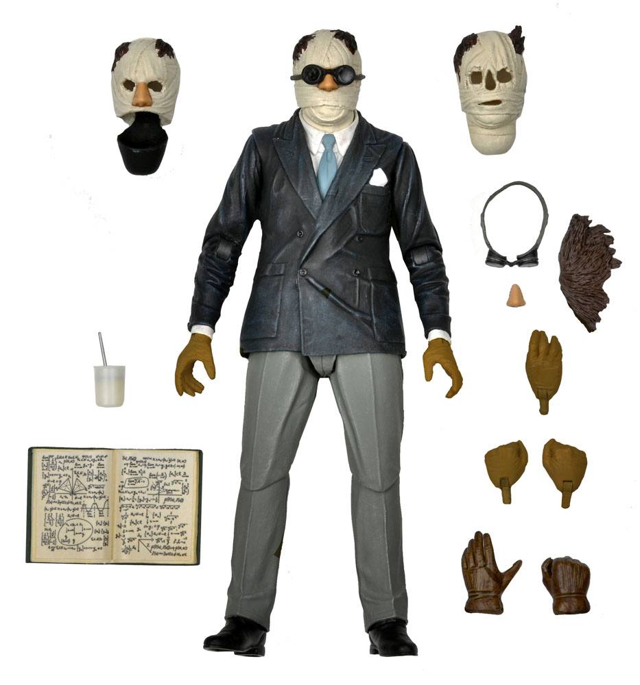 Universal Monsters Actionfigur Ultimate The Invisible Man 18 cm