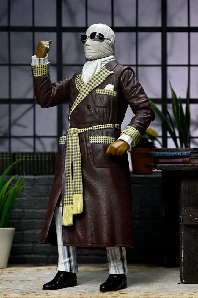Universal Monsters Actionfigur Ultimate The Invisible Man (Kemp House) 18 cm