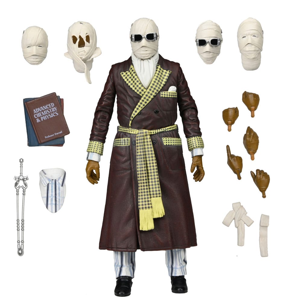Universal Monsters Actionfigur Ultimate The Invisible Man (Kemp House) 18 cm