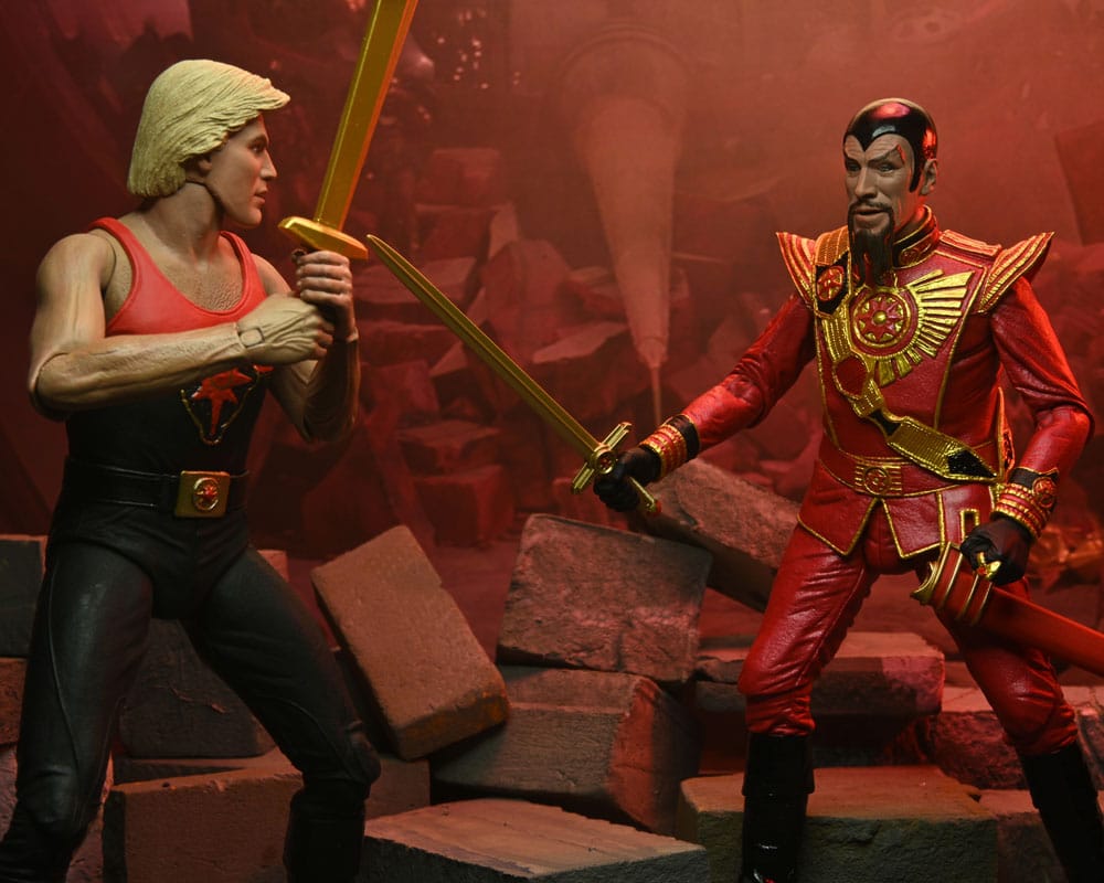 Flash Gordon (1980) Actionfiguren Ultimate Flash Gordon + Ming + Vultan 18 cm